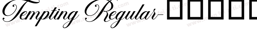 Tempting Regular字体转换